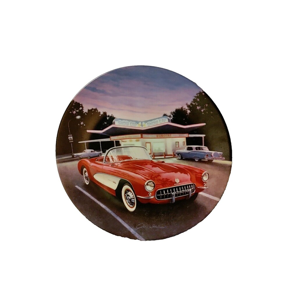 1957 Red Corvette Plate Number 3622 Plate1 In The Fabulous Cars Of The...
